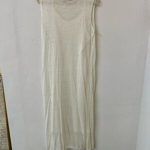 Lightweight Cream Sleeveless Maxi Dress Ralph